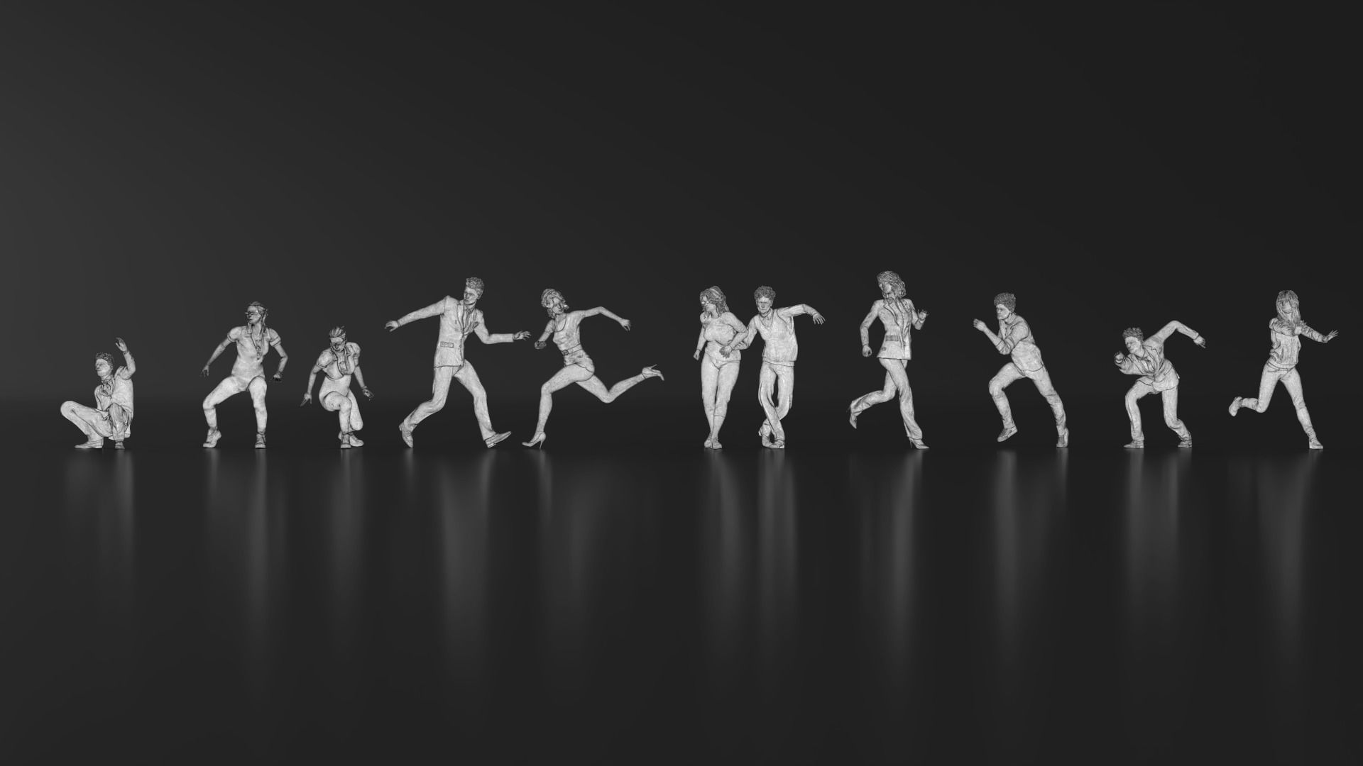 HD People 26 Escape 3D print model_20