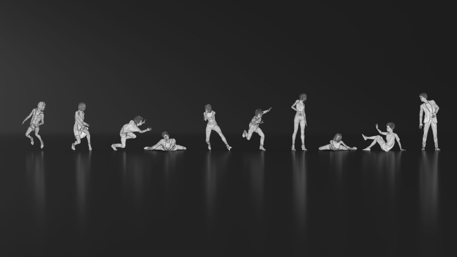 HD People 26 Escape 3D print model_11