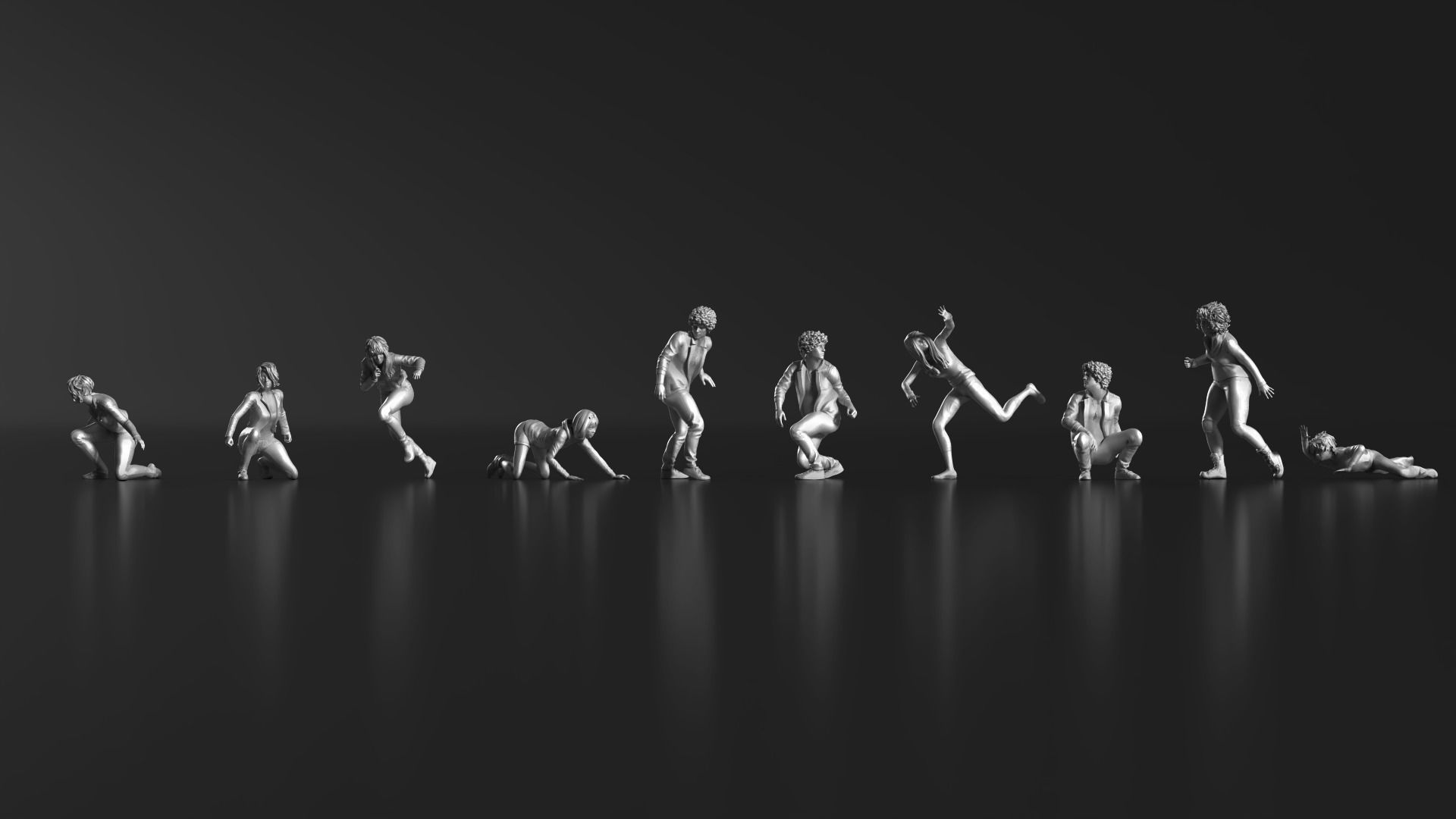 HD People 26 Escape 3D print model_3