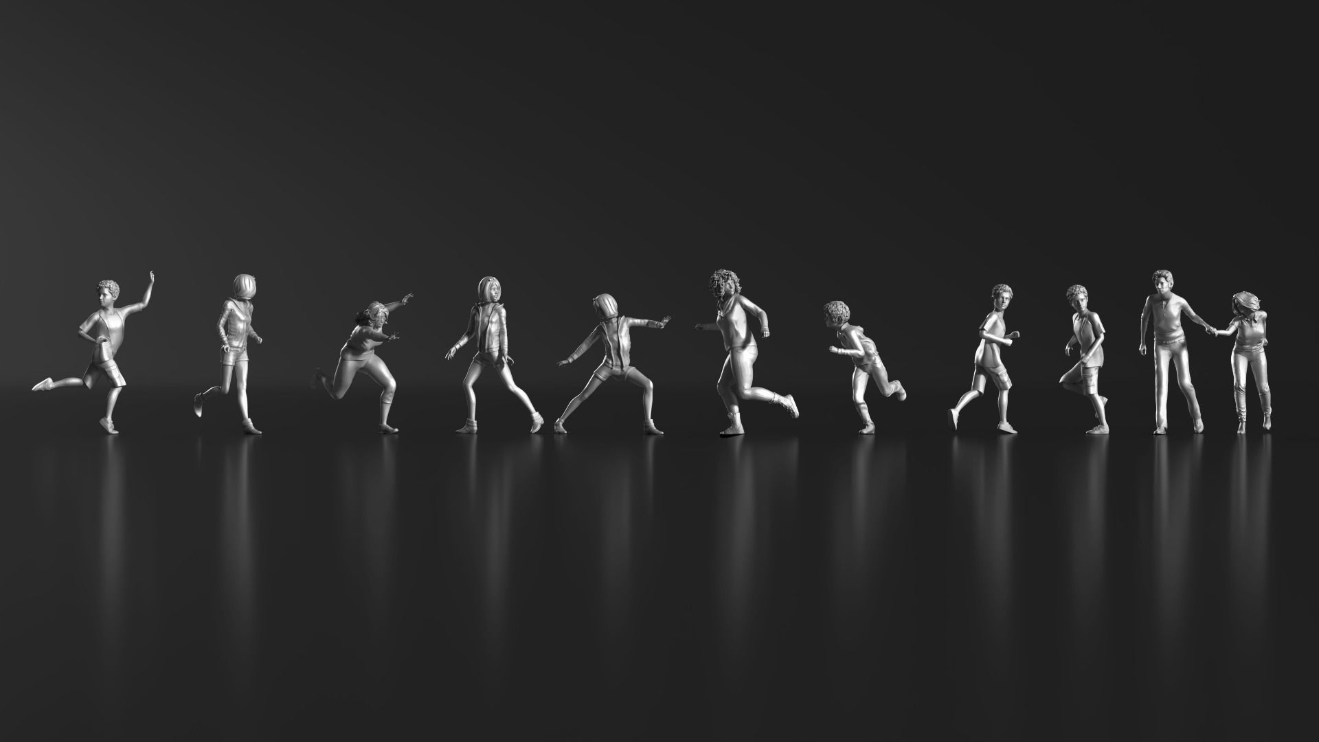 HD People 26 Escape 3D print model_4