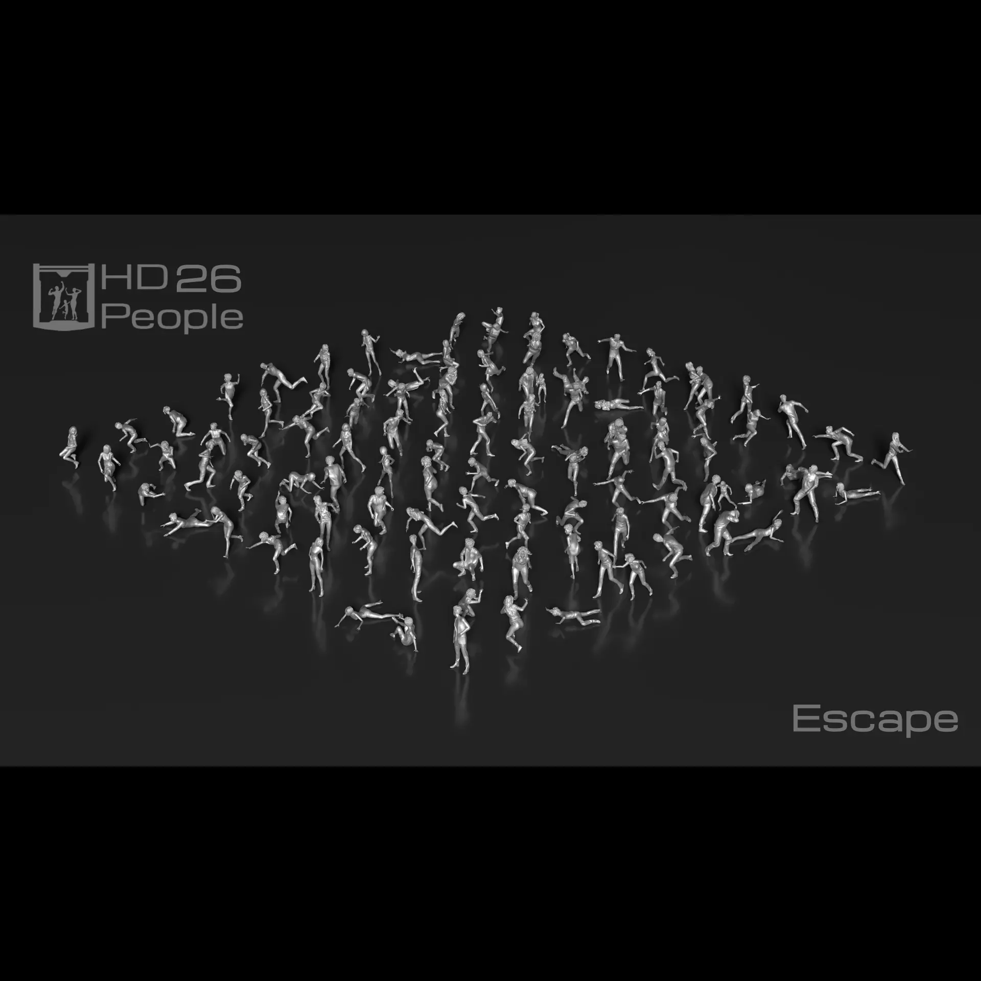 HD People 26 Escape 3D print model_0