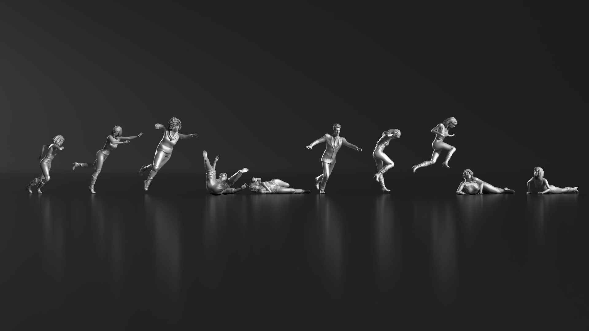 HD People 26 Escape 3D print model_9