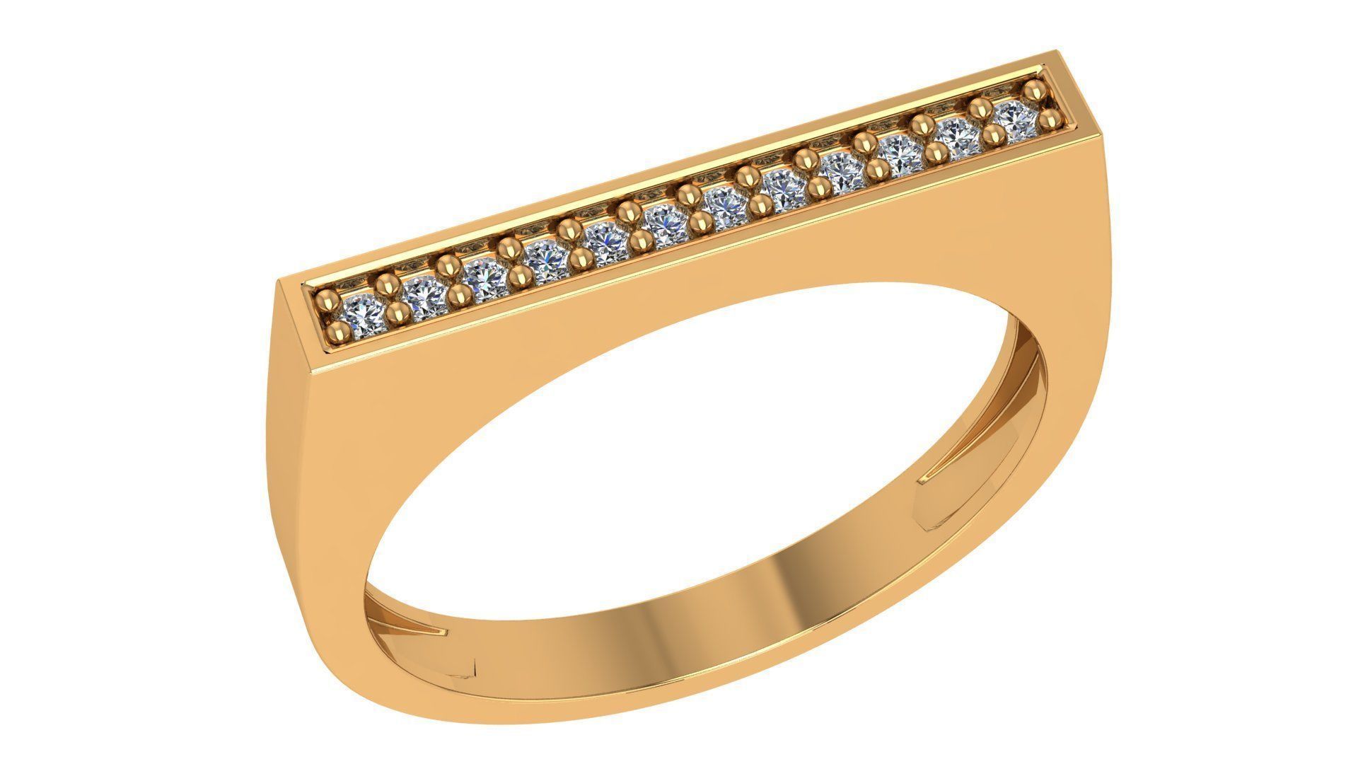 Light wt minimalist Band Ring 3dm stl renders 3D print model_1