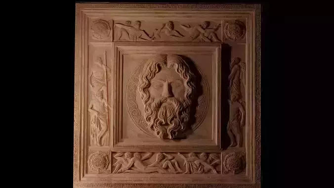 Doppelganger CNC 3d Print High Relief Sand Casting