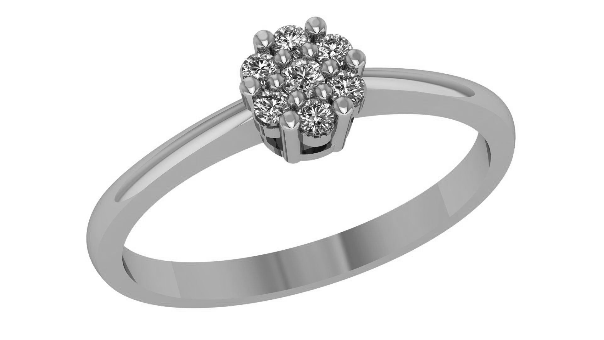 Light wt minimalist Ring 3dm stl renders 3D print model_2