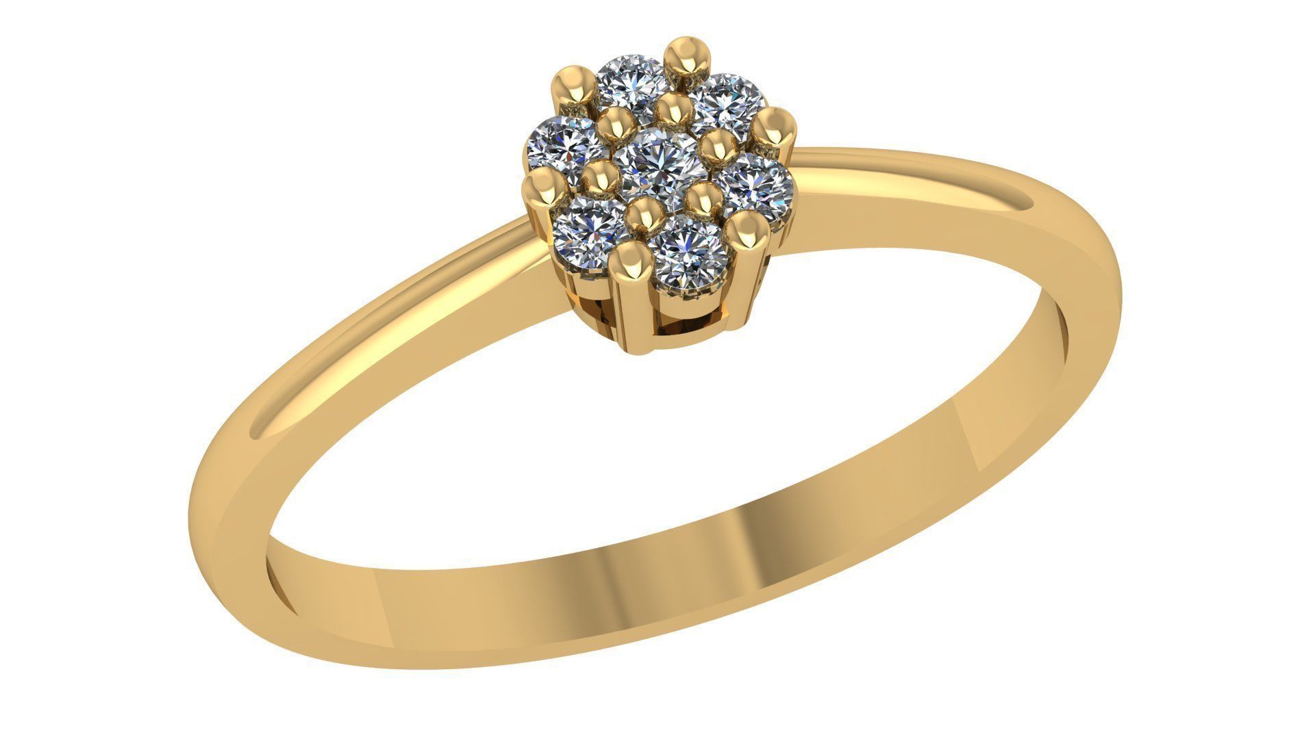 Light wt minimalist Ring 3dm stl renders 3D print model_1