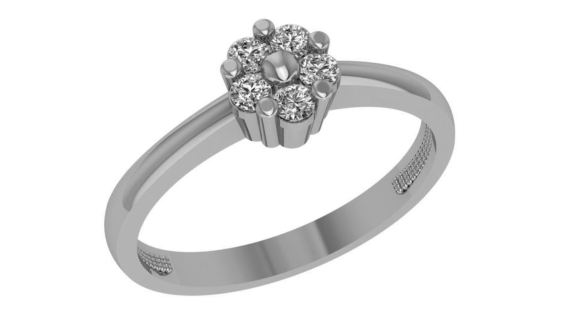 Light wt minimalist Ring 3dm stl renders 3D print model_2