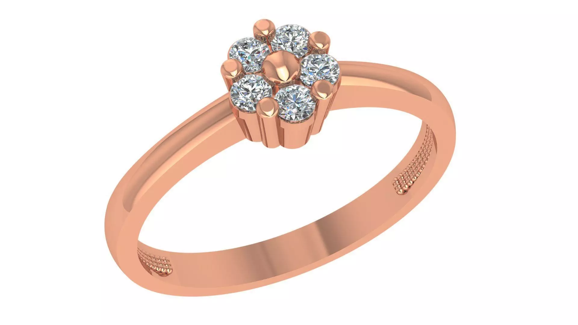 Light wt minimalist Ring 3dm stl renders 3D print model_0