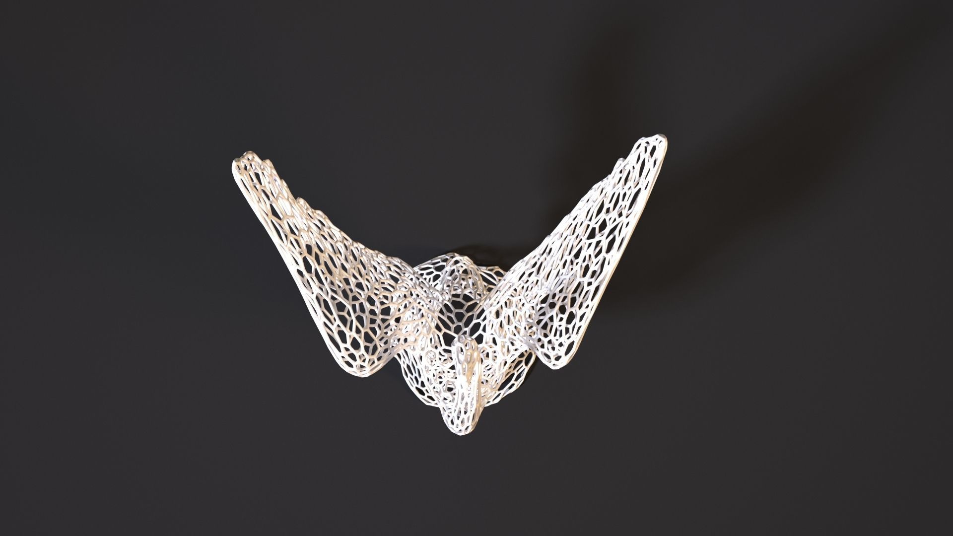 Swan figurine 3D print model_9