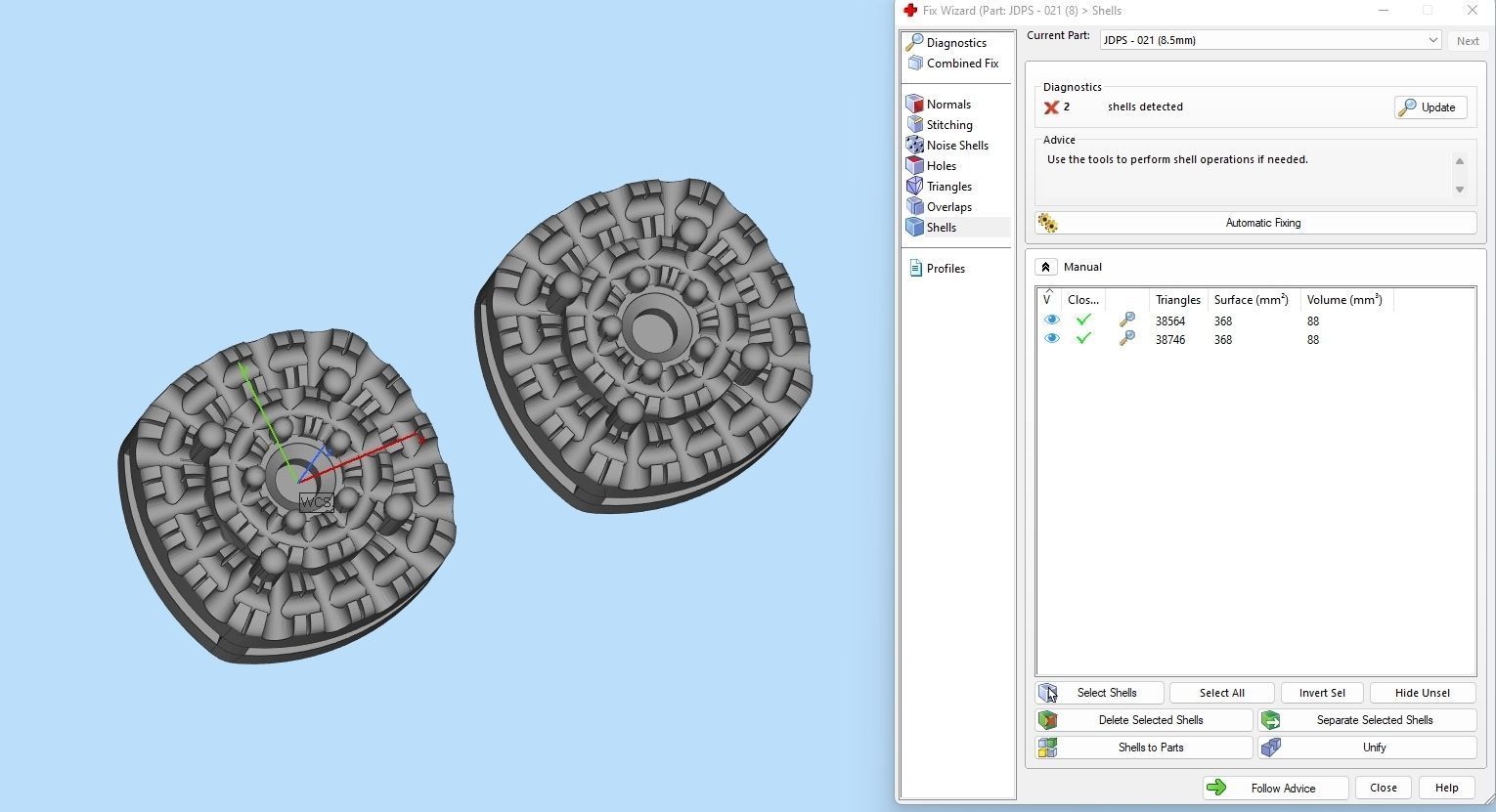 Custom Round Cluster Diamond Studs Earring - Unisex 3D print model_16