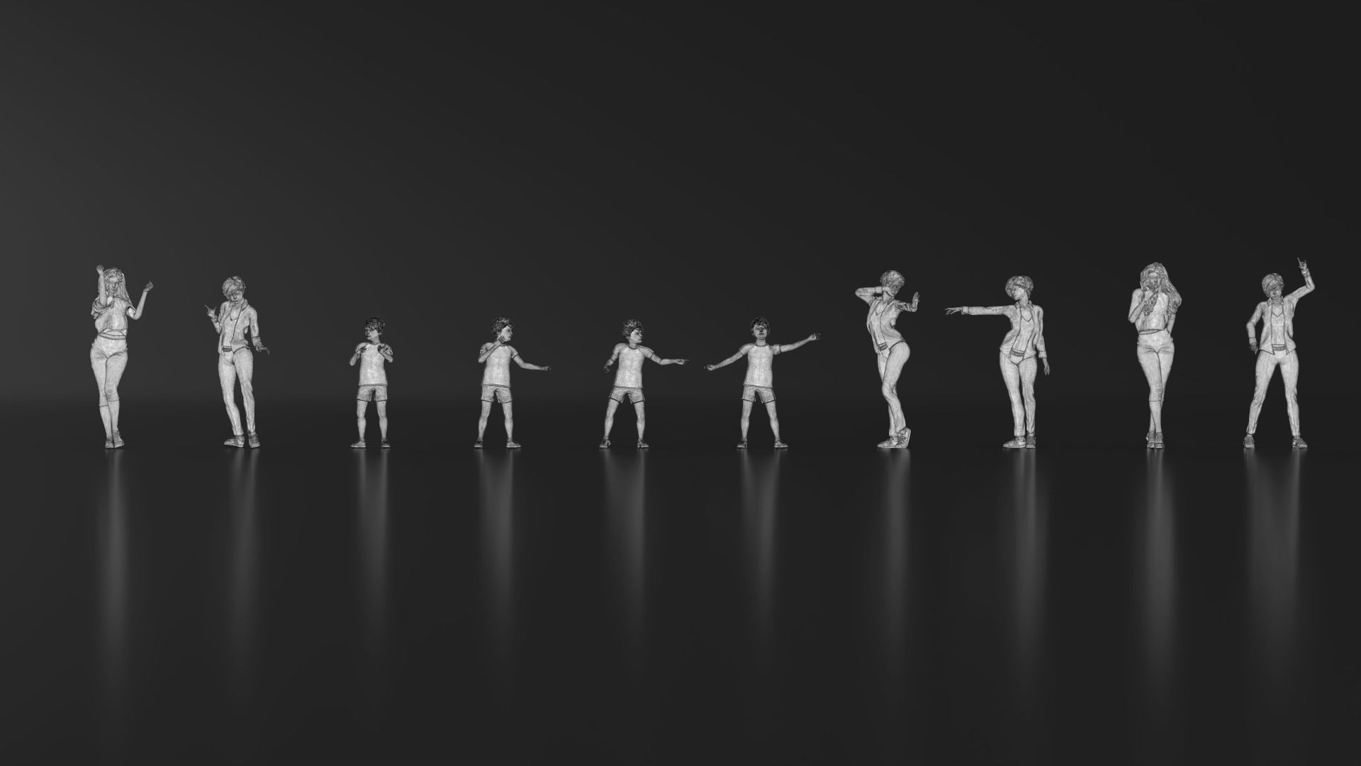 HD People 27 Talking 2 3D print model_18