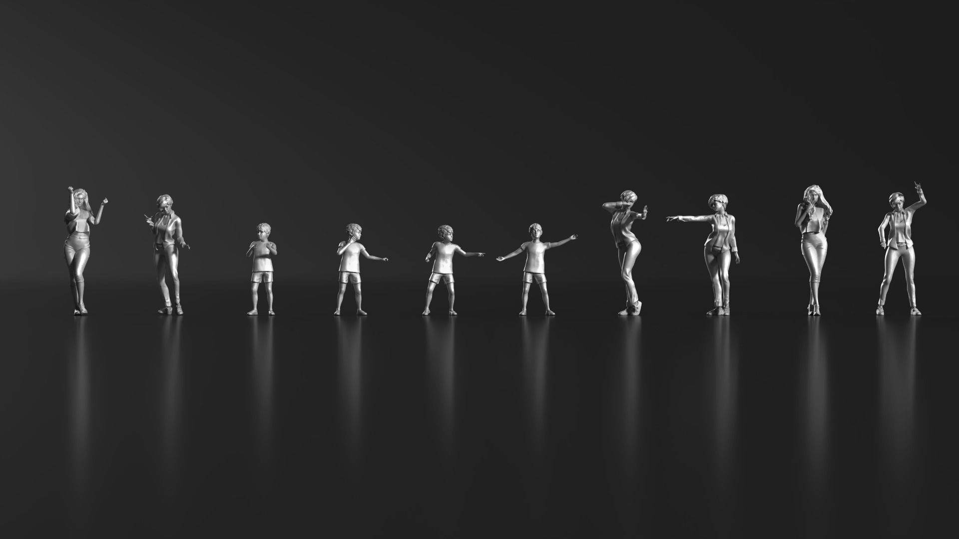 HD People 27 Talking 2 3D print model_8