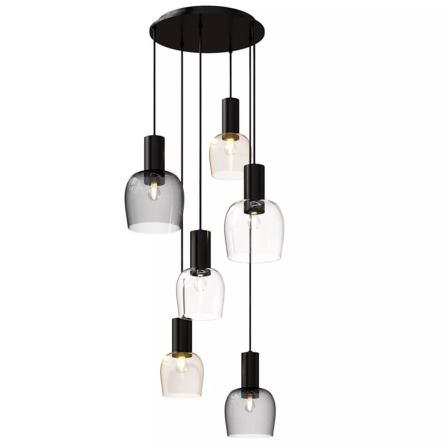 Smart Casual Pendant Light 3D model_0