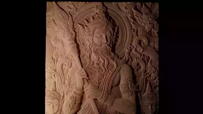 Demigod CNC 3d Print High Relief Sand Casting