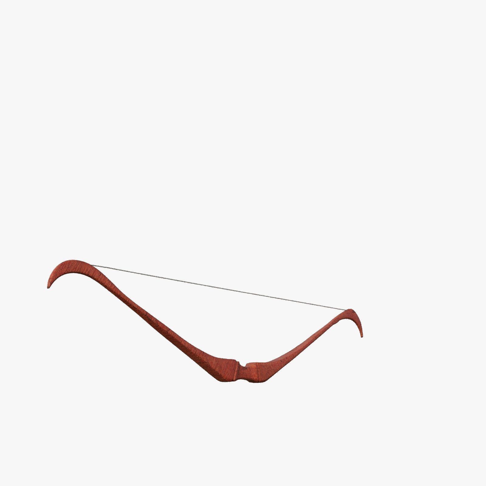 Phoenix Feather Recurve Bow of Rebirth 3D model_4