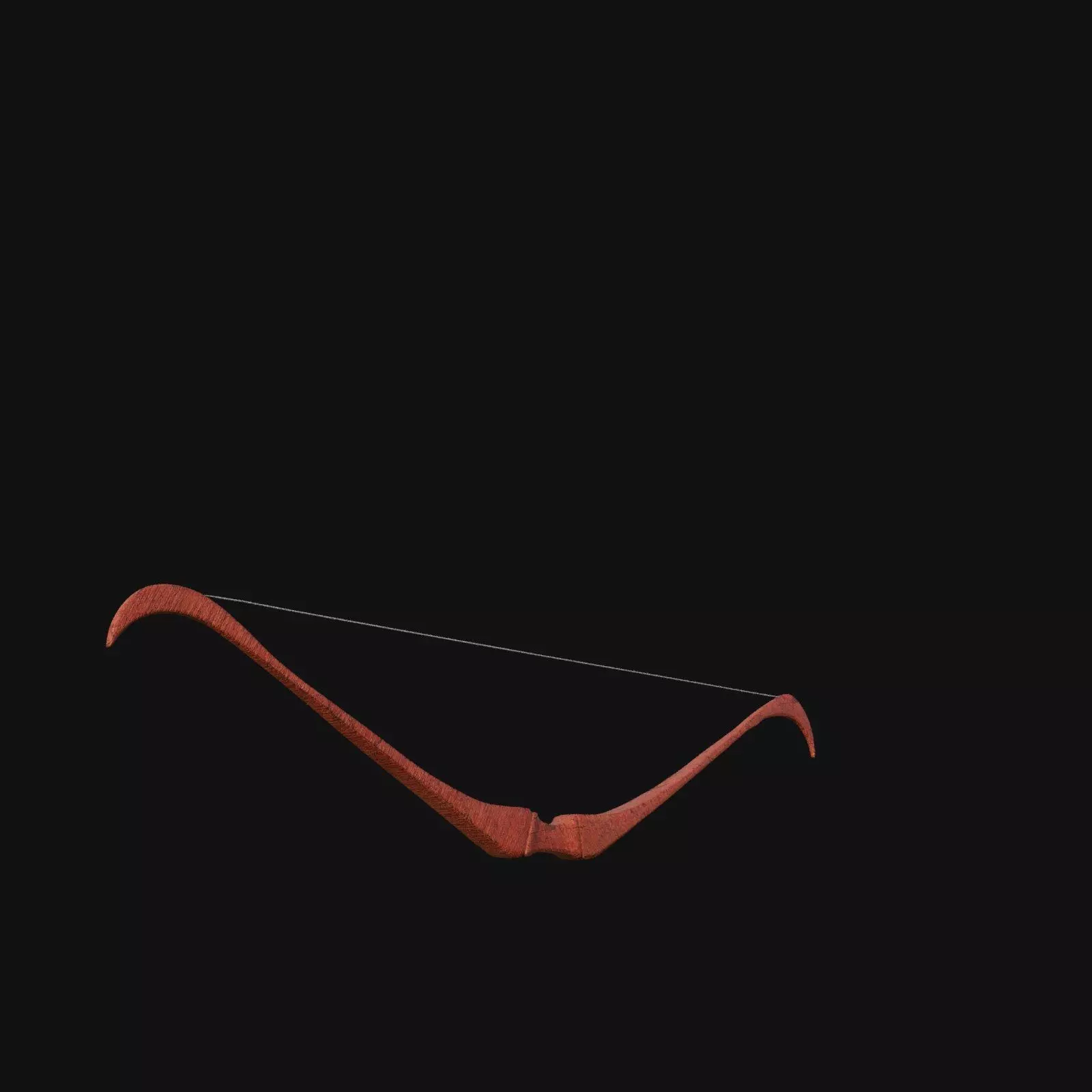 Phoenix Feather Recurve Bow of Rebirth 3D model_0