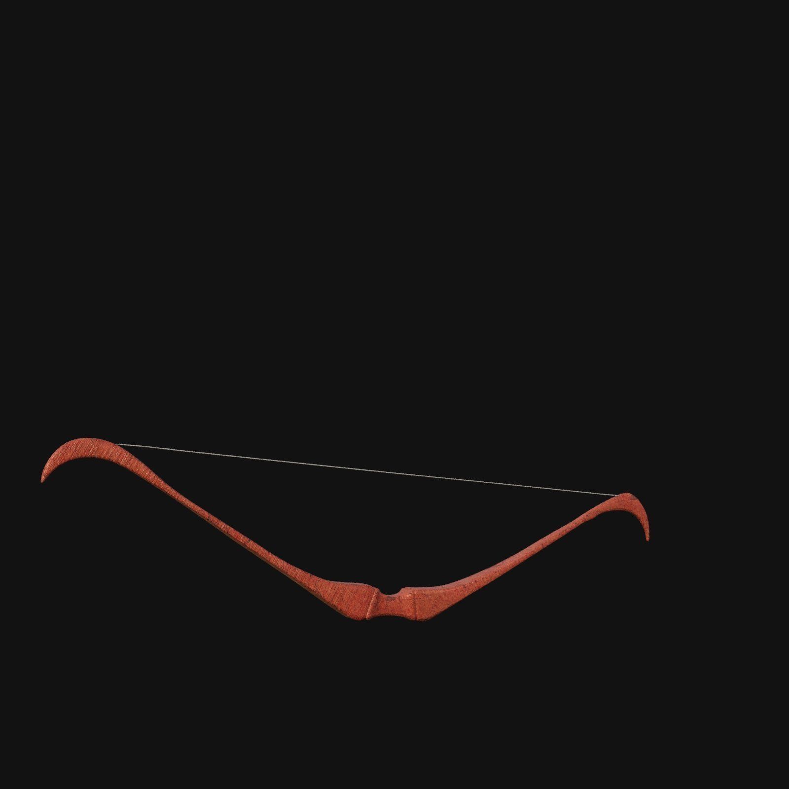 Phoenix Feather Recurve Bow of Rebirth 3D model_3