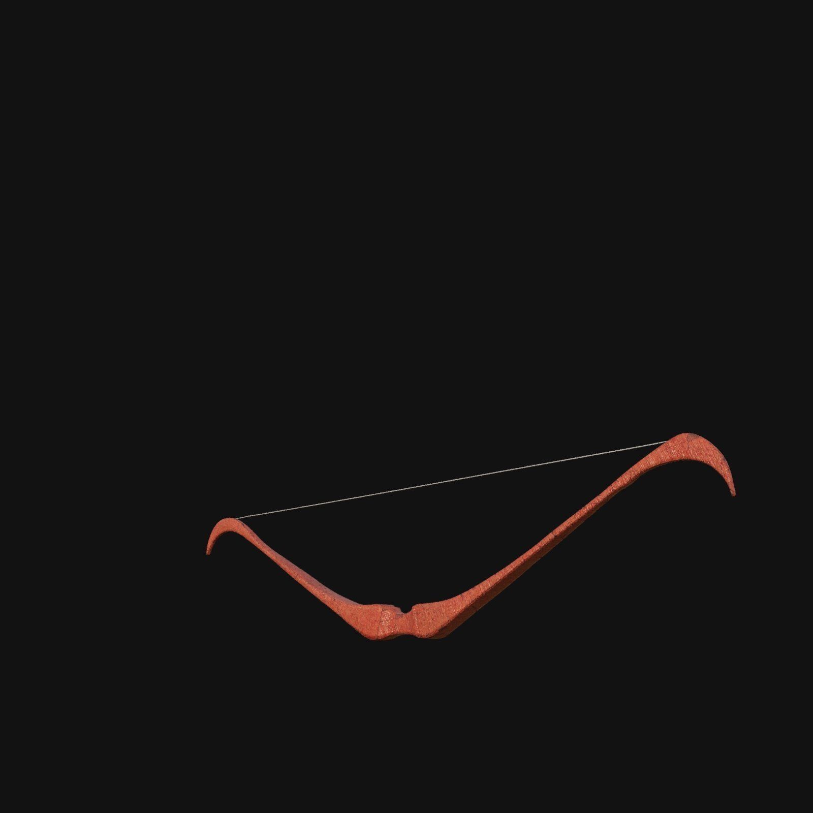 Phoenix Feather Recurve Bow of Rebirth 3D model_7