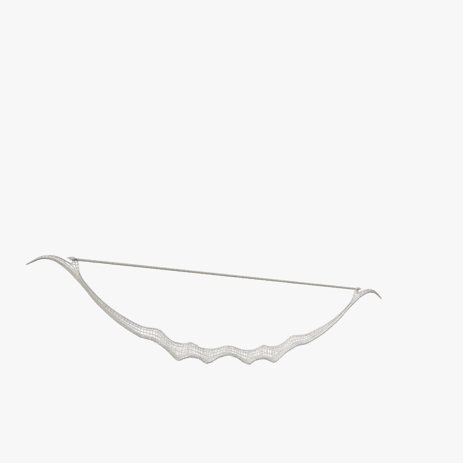 Enchanted Ebony Shadow Bow of Nightfall 3D model_4