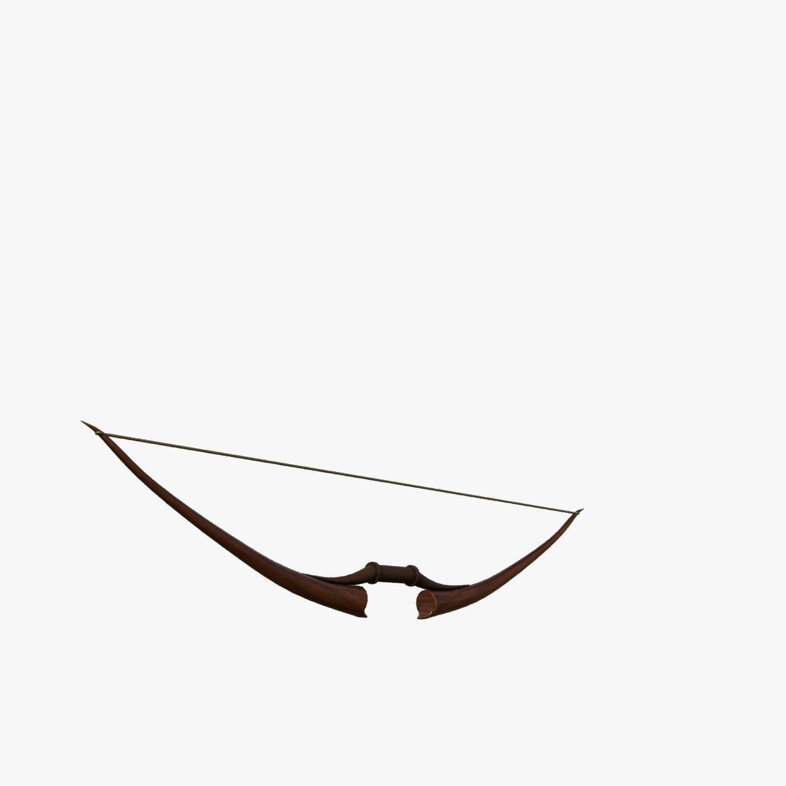 Royal Crimson Flame Bow of Elemental Fury 3D model_2