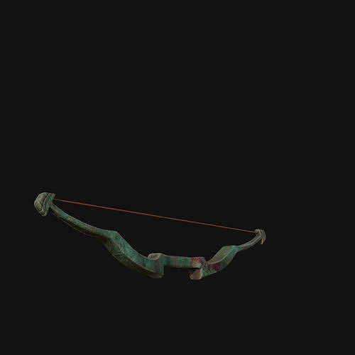 Stealth Shadow Hunter Compound Bow for Silent Strikes 3D model