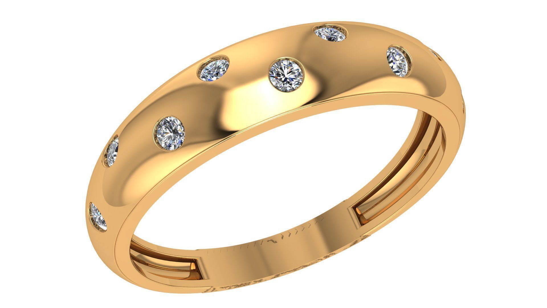 Band Ring renders 3dm stl details 3D print model_1