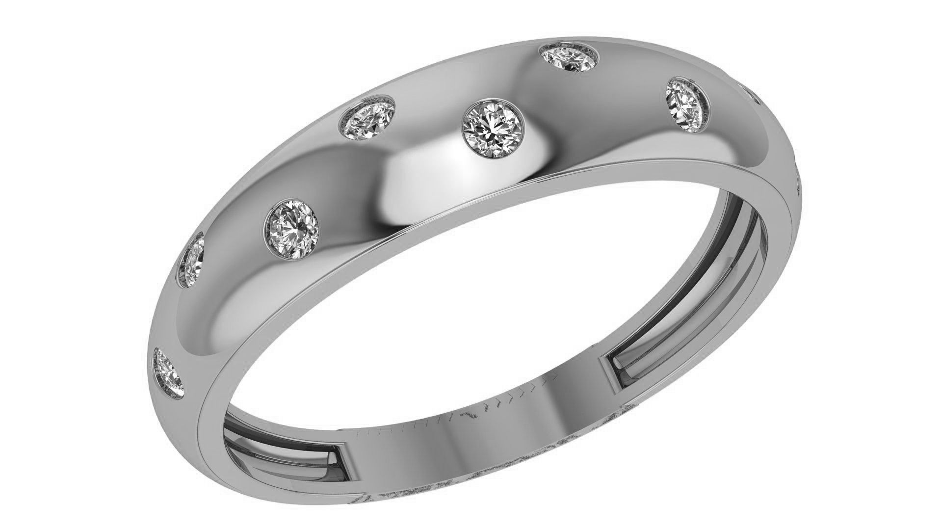 Band Ring renders 3dm stl details 3D print model_2