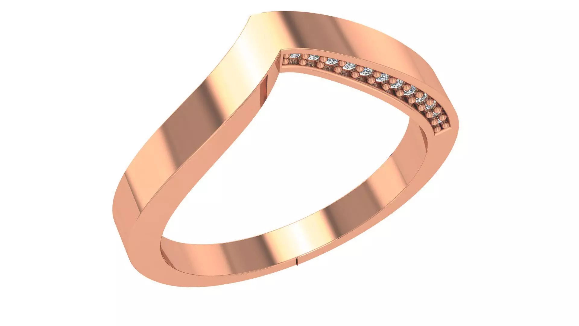 Band Ring renders 3dm stl details 3D print model_0