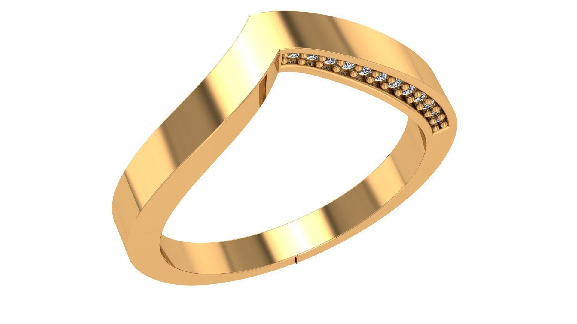 Band Ring renders 3dm stl details 3D print model_1