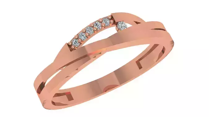 Wire Light wt minimalist Ring 3dm stl renders