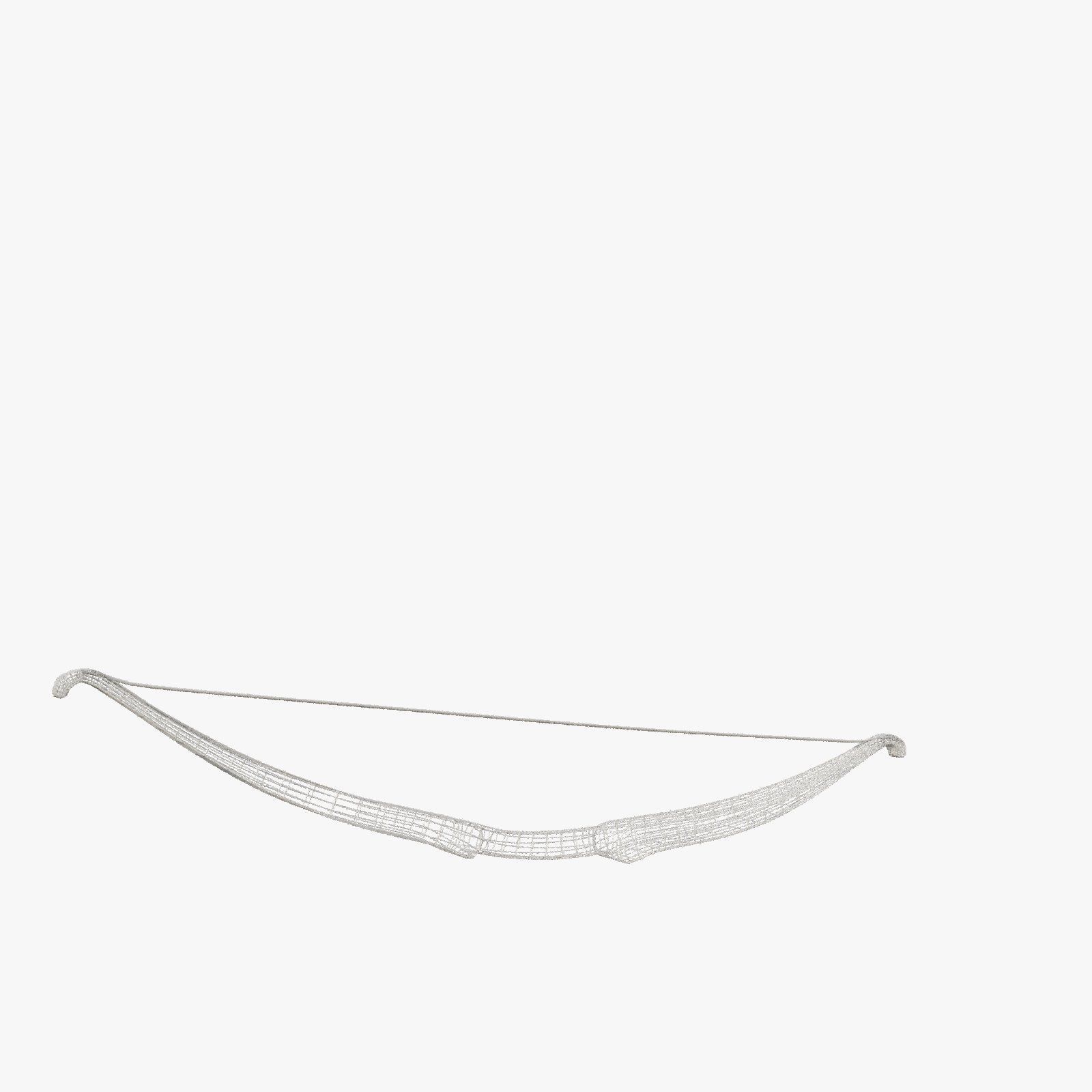 Legendary Dragonbone Recurve Bow of Mythical Power 3D model_5