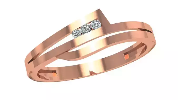 Wire Ring renders 3dm stl details