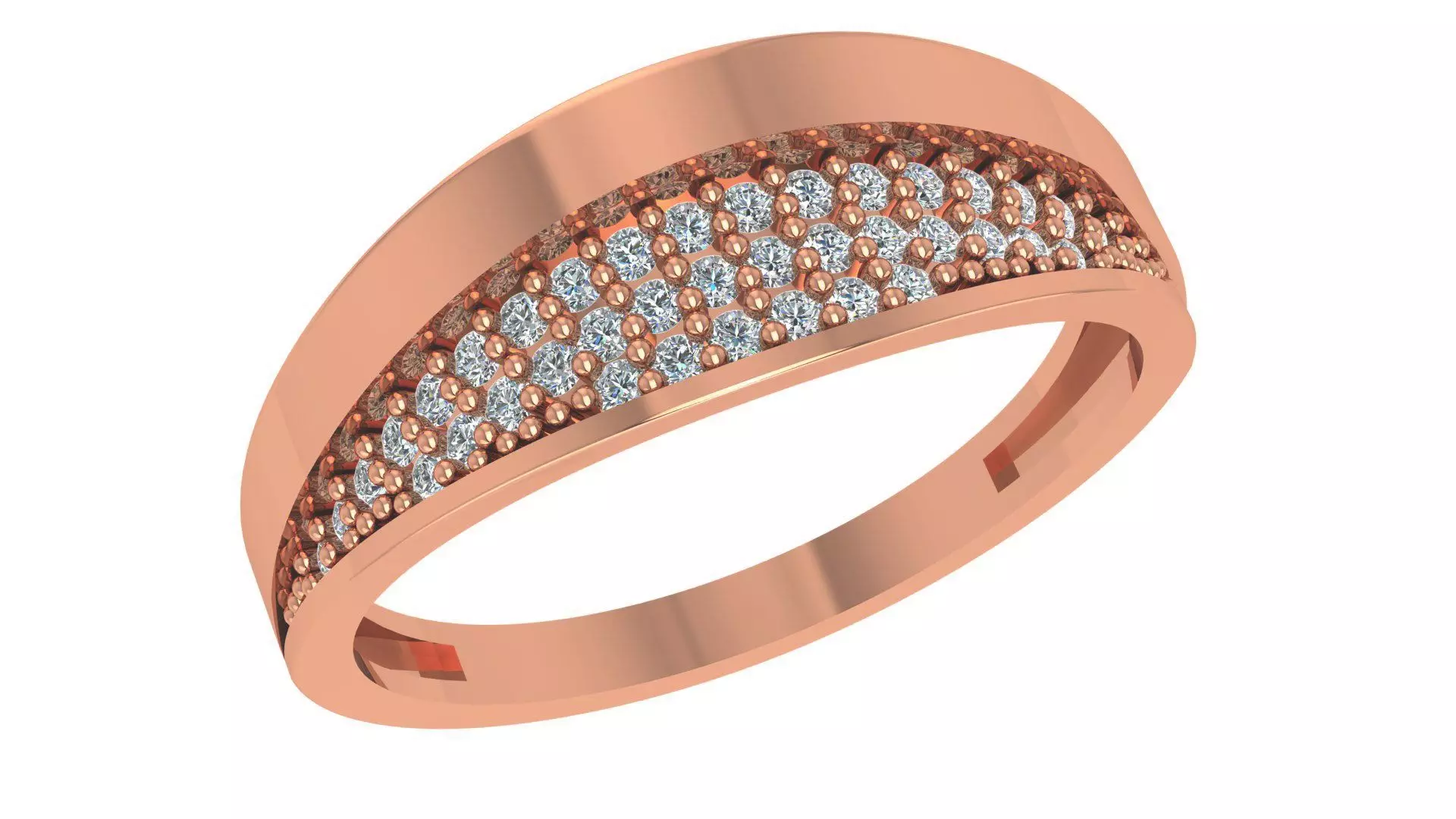 Band Ring renders 3dm stl details 3D print model_0