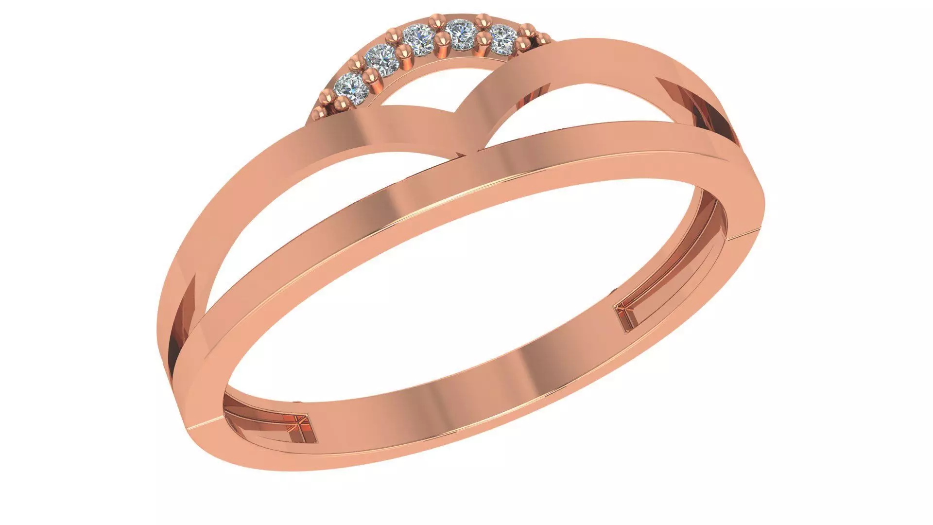 Wire Ring renders 3dm stl details 3D print model_0