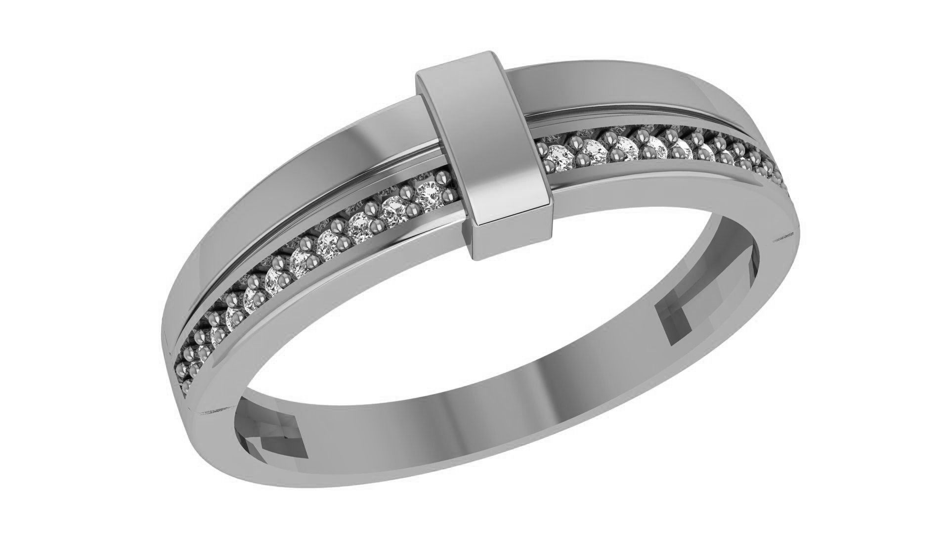 Band Ring renders 3dm stl details 3D print model_2