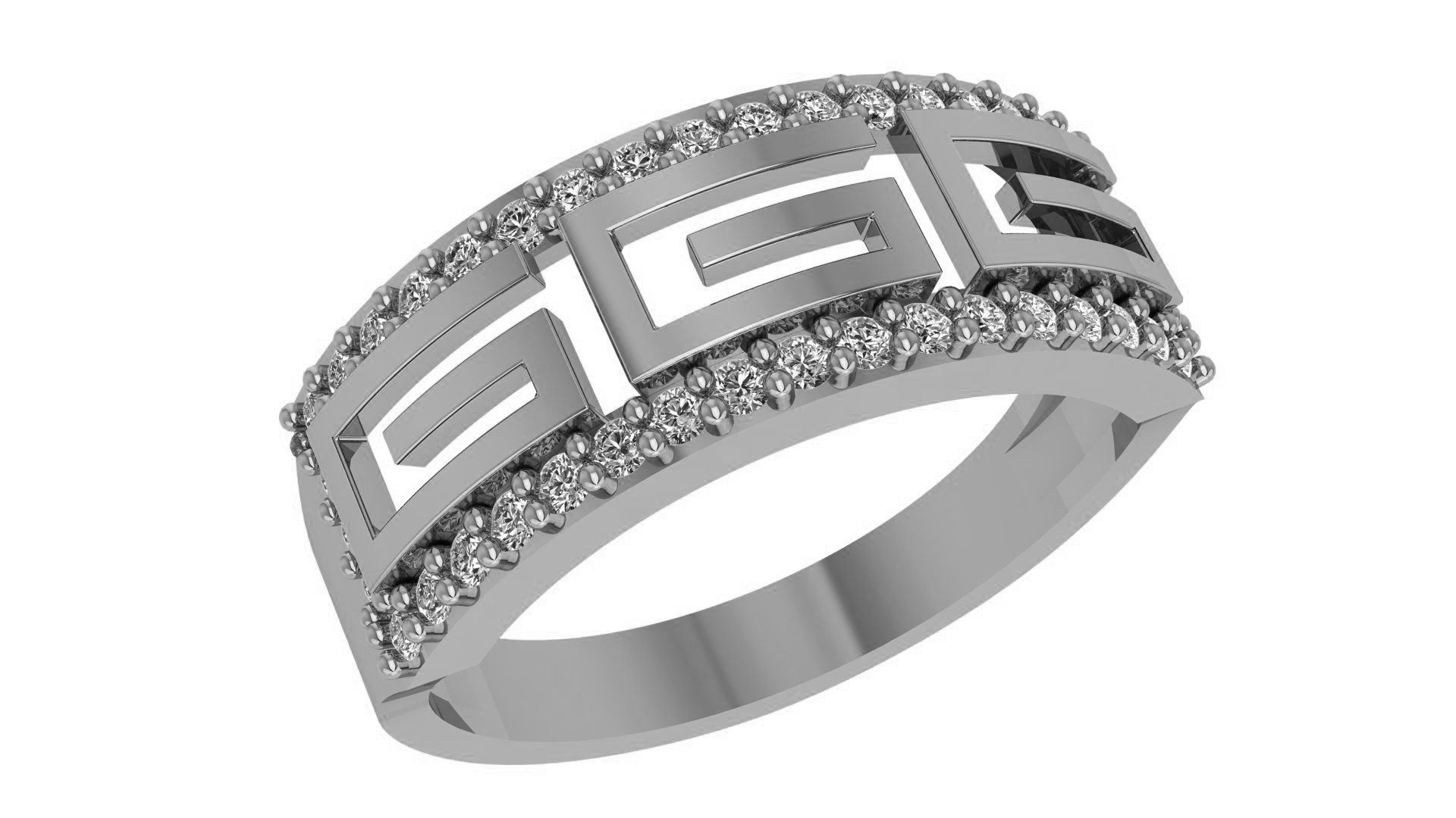 Band Ring renders 3dm stl details 3D print model_2
