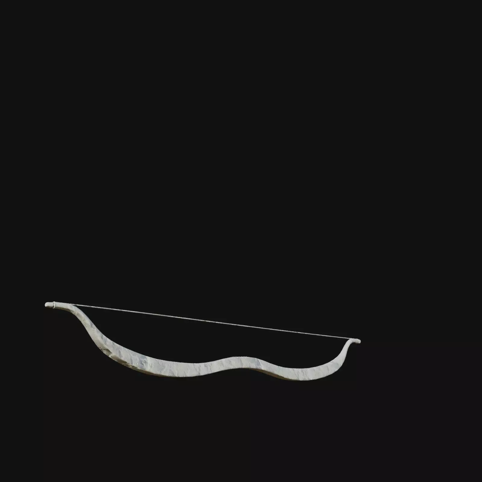 Exquisite Emerald Forest Longbow of Elven Craftsmanship 3D model_0