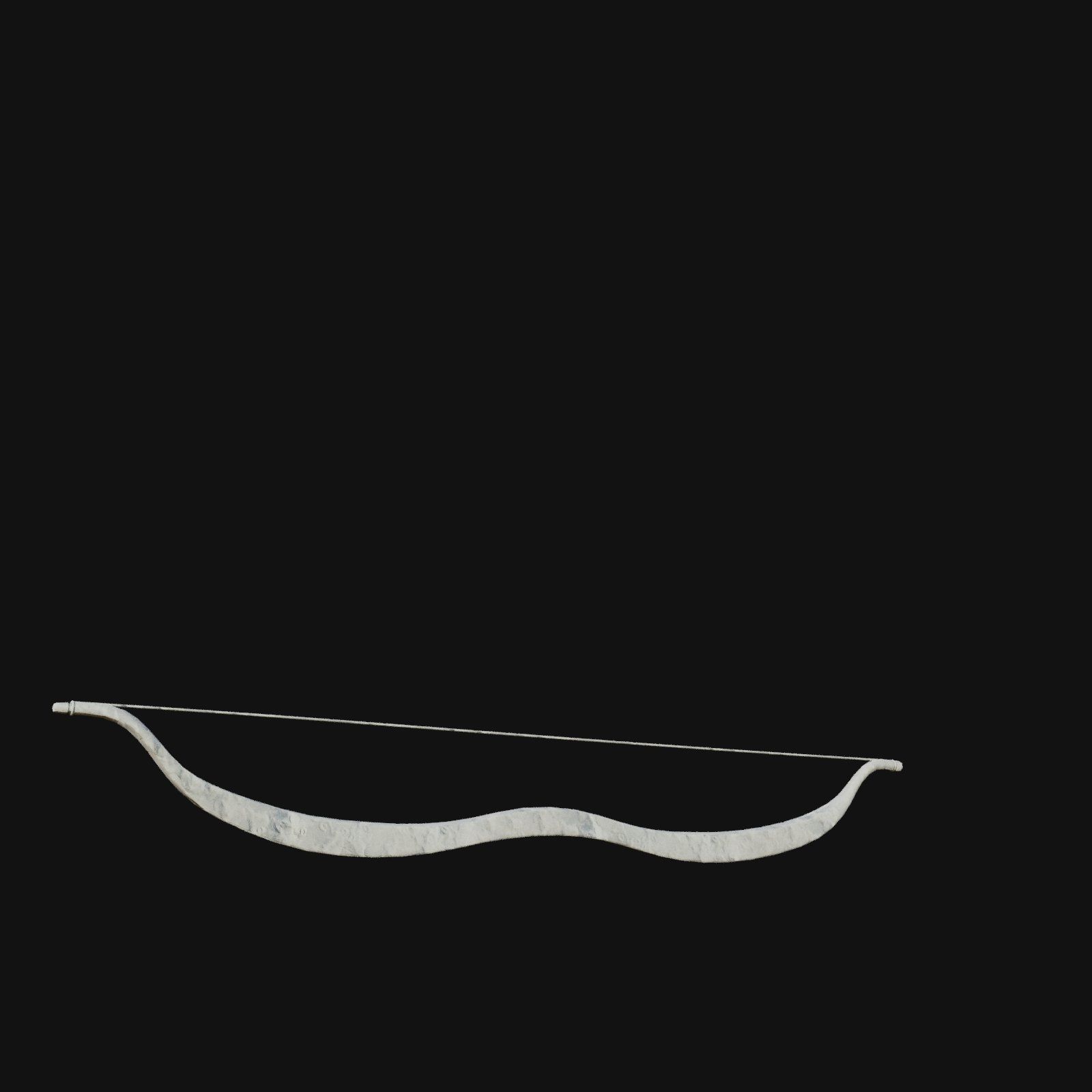 Exquisite Emerald Forest Longbow of Elven Craftsmanship 3D model_4