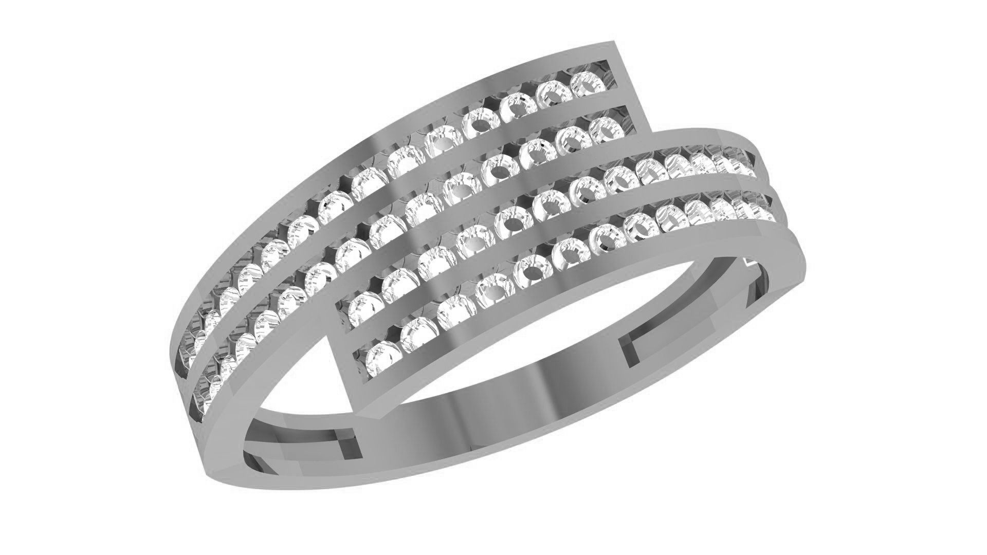 Band Ring renders 3dm stl details 3D print model_2