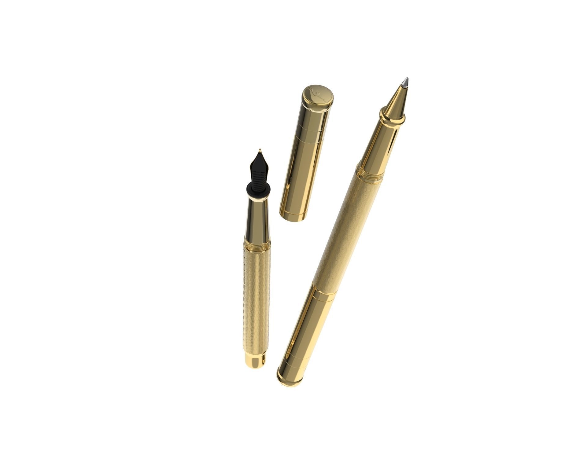 ottohutt fountain pen- engraved 3D model_70