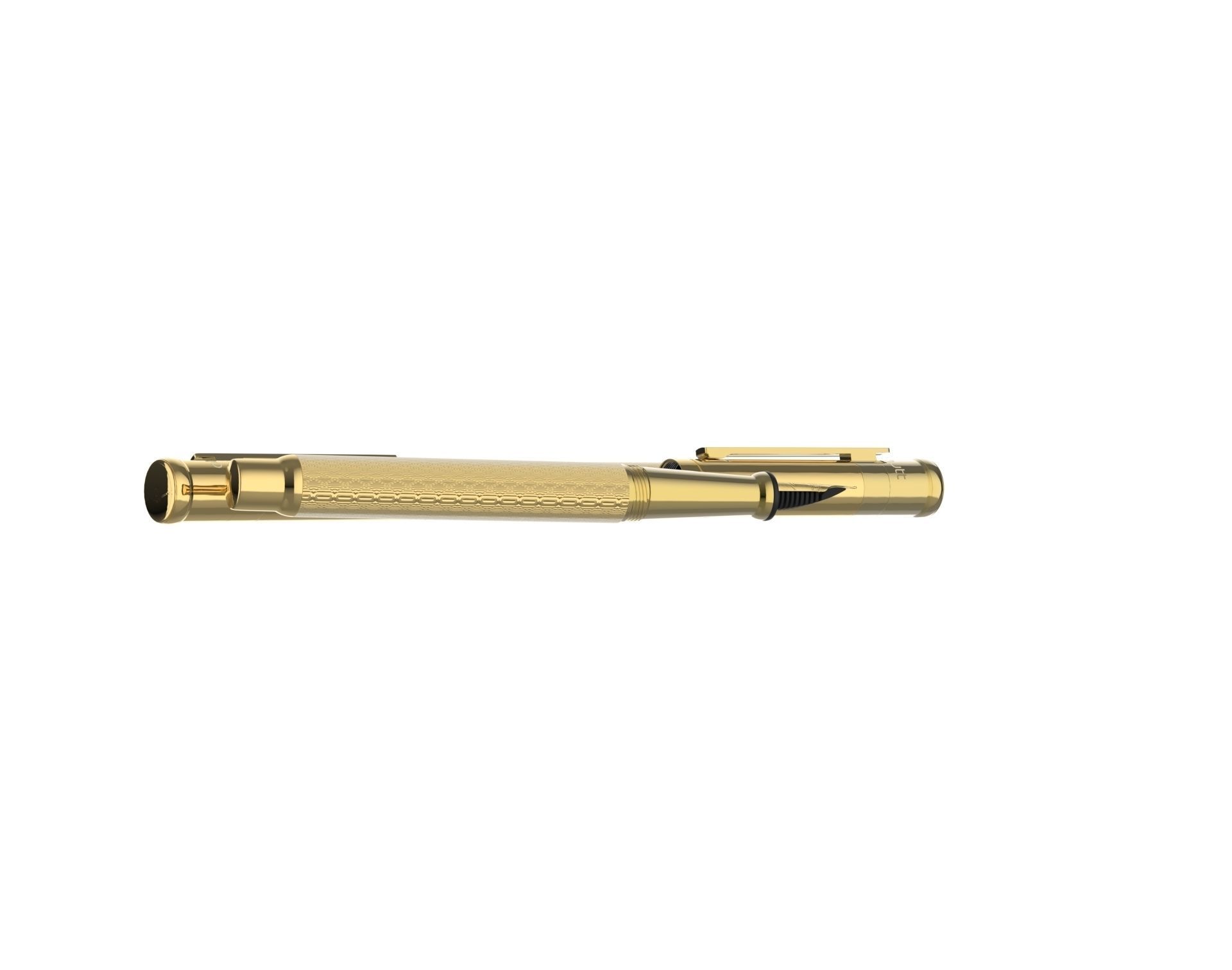 ottohutt fountain pen- engraved 3D model_98