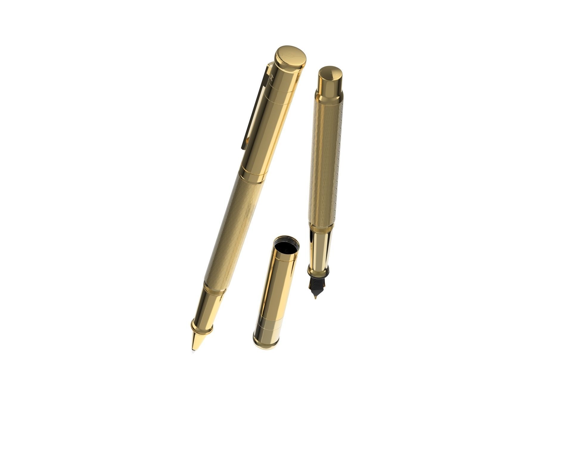 ottohutt fountain pen- engraved 3D model_80