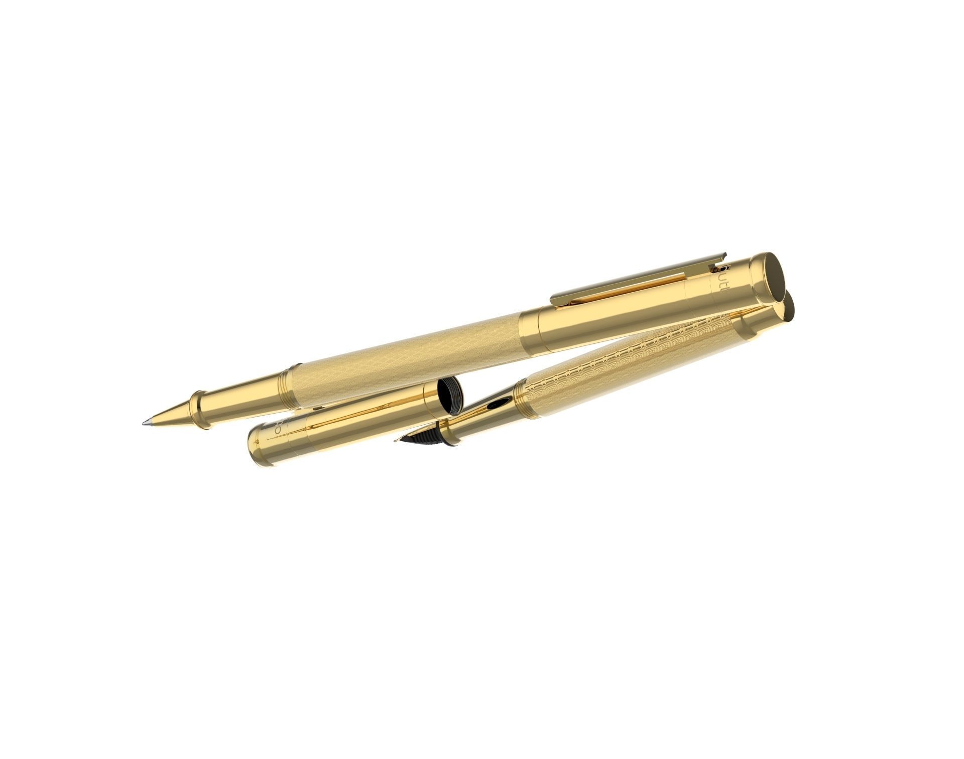 ottohutt fountain pen- engraved 3D model_95