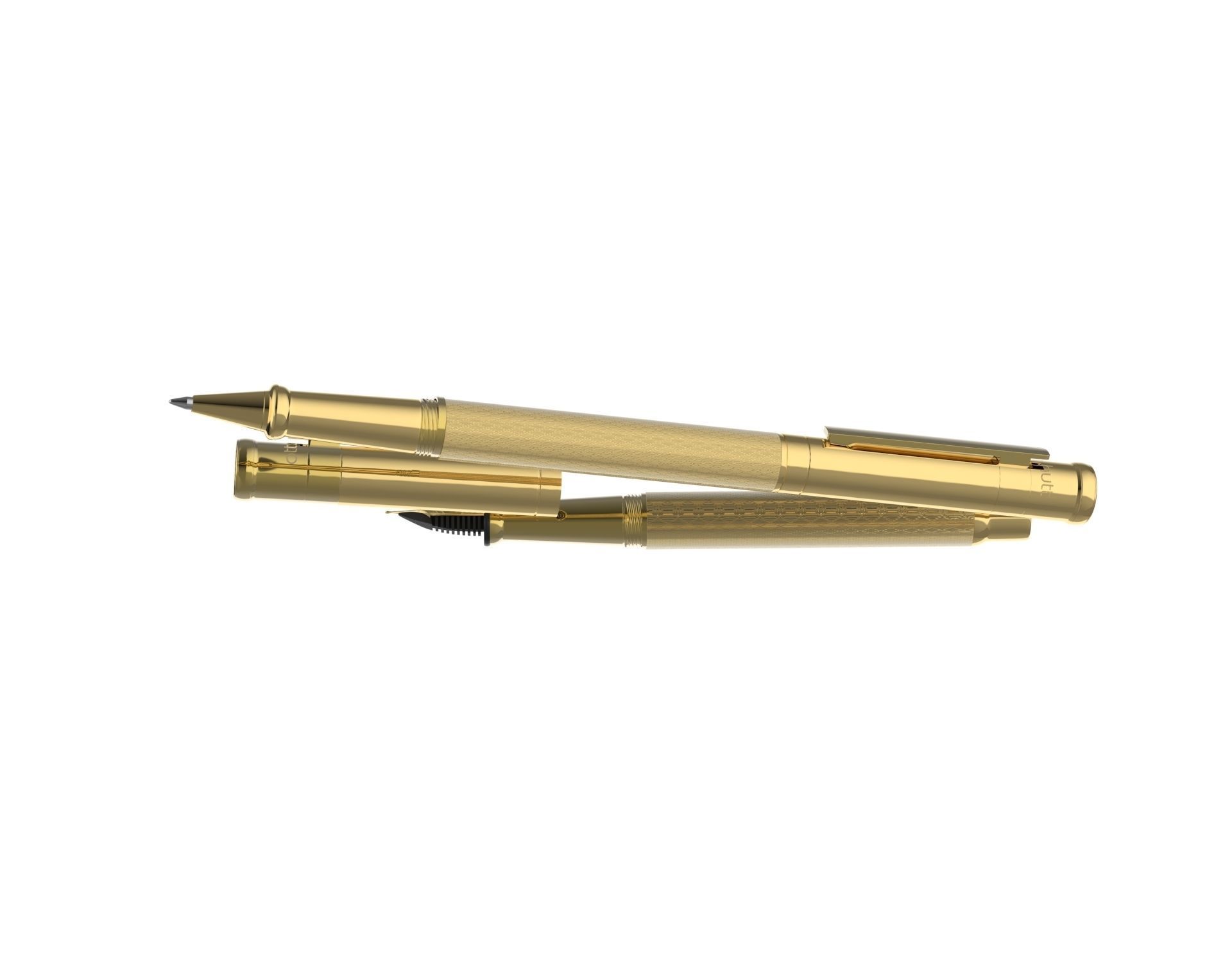 ottohutt fountain pen- engraved 3D model_101