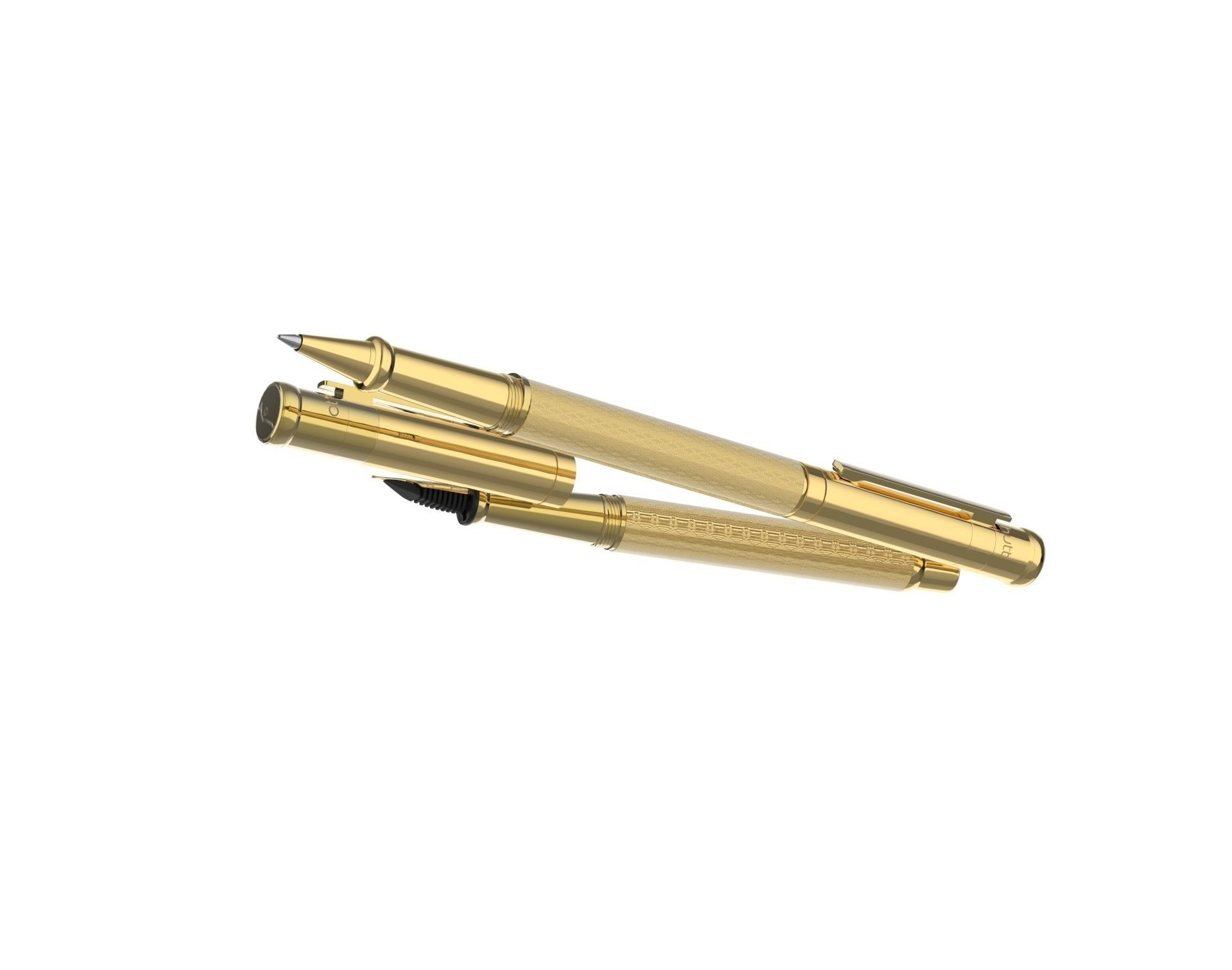 ottohutt fountain pen- engraved 3D model_100