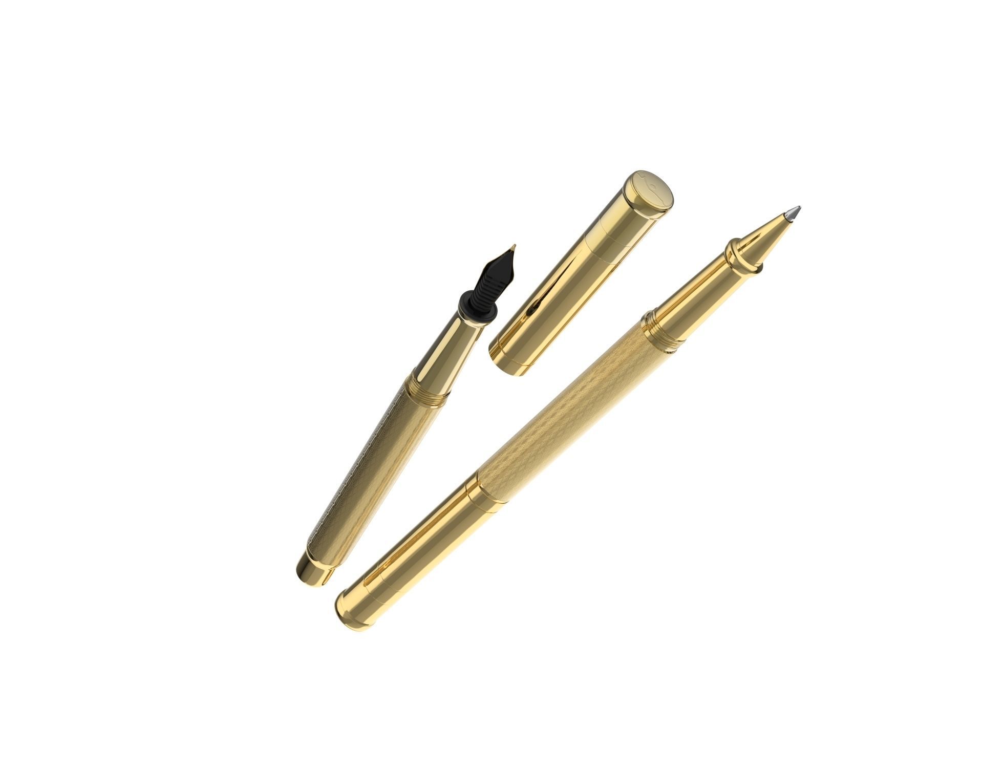 ottohutt fountain pen- engraved 3D model_71