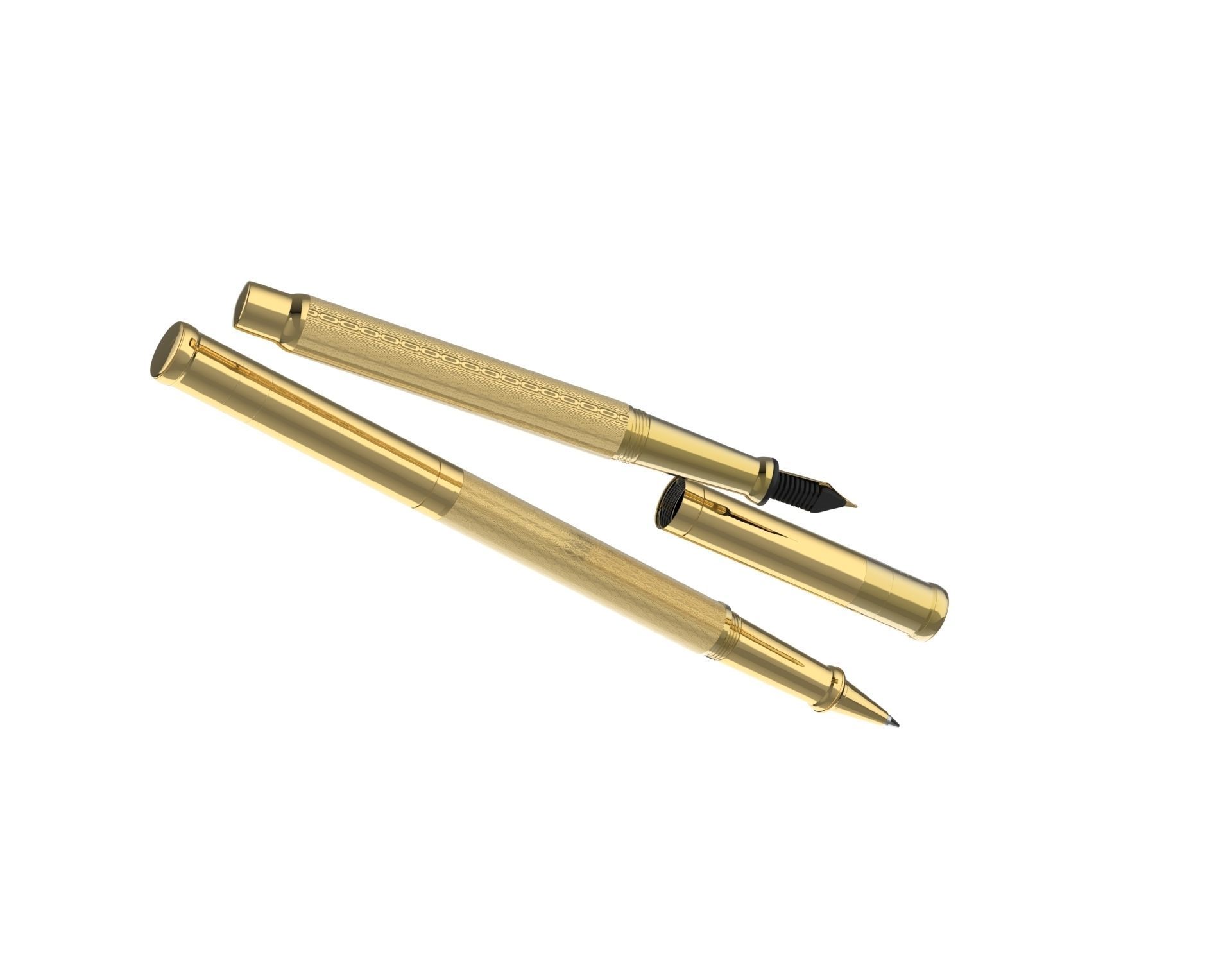 ottohutt fountain pen- engraved 3D model_74