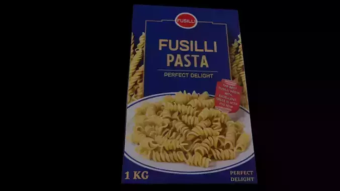  Fusilli Pasta - GAME READY PBR