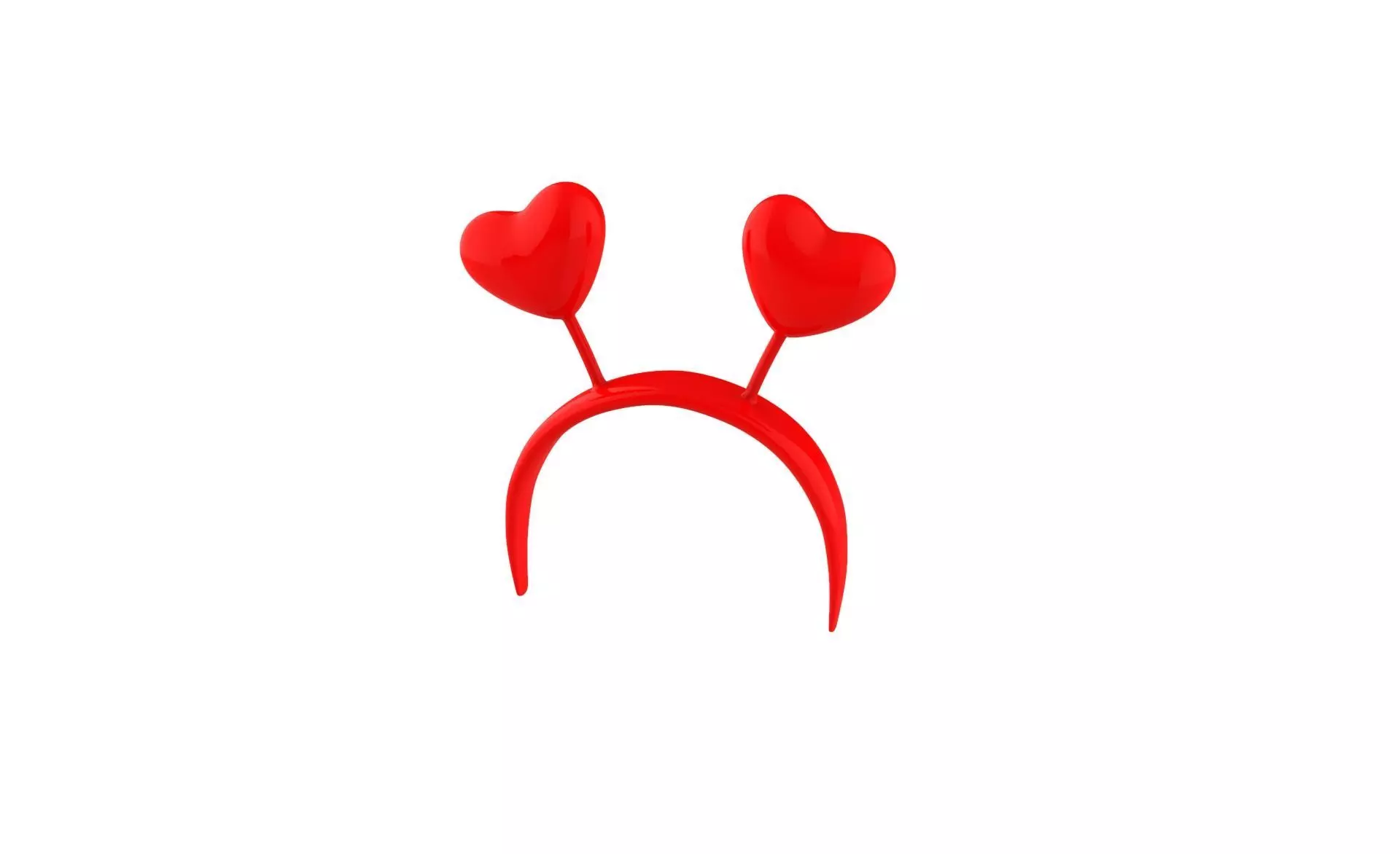 Prop50 Heart Headband Low-poly 3D model