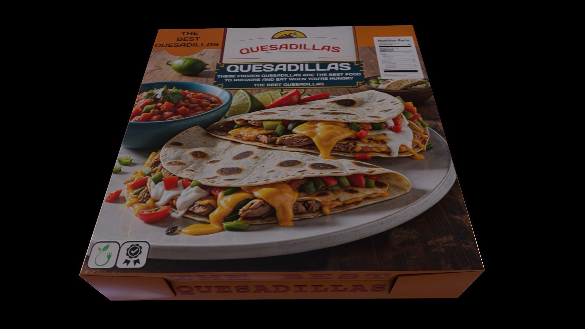 Frozen Quesadillas - GAME READY PBR Low-poly 3D model_3
